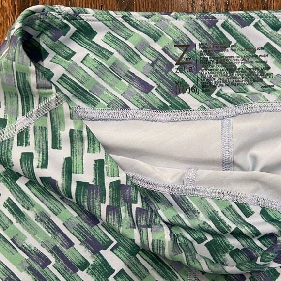 Z by ZELLA Girls High Waist Printed Daily Leggings Size XL(14/16) New - Picture 3 of 5